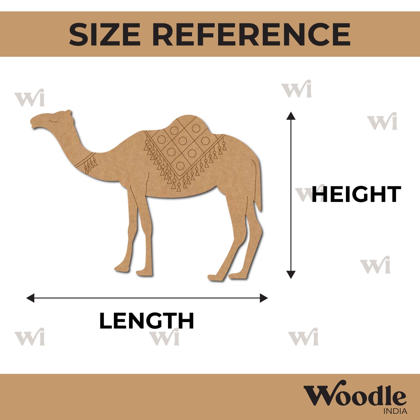 Camel Pre Marked MDF Design 10