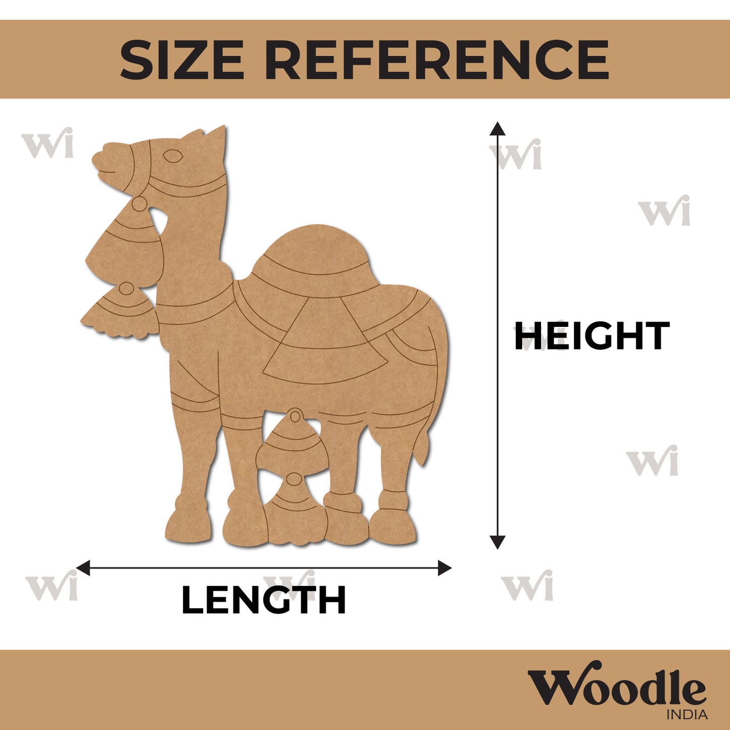 Camel Pre Marked MDF Design 3