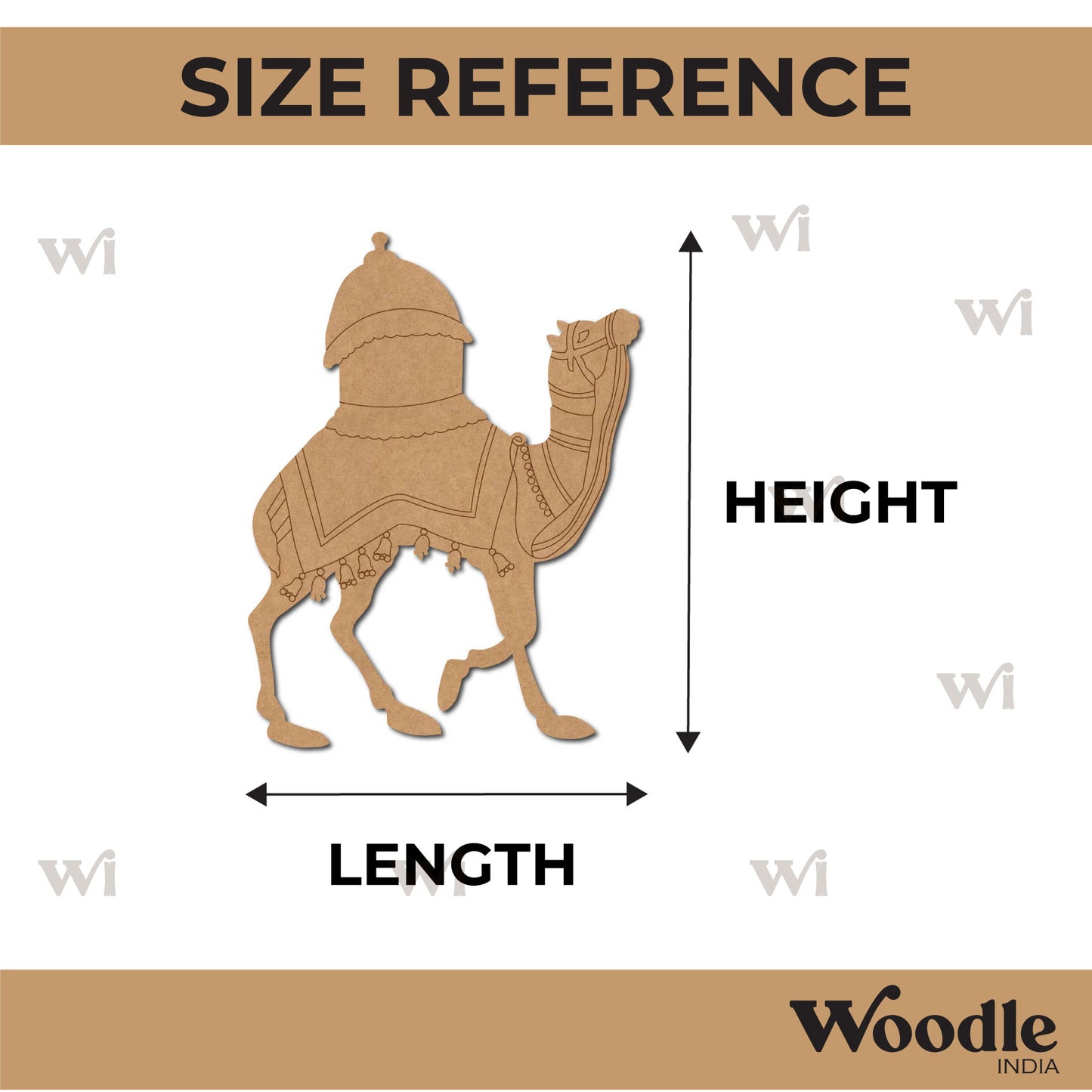 Camel Pre Marked MDF Design 8