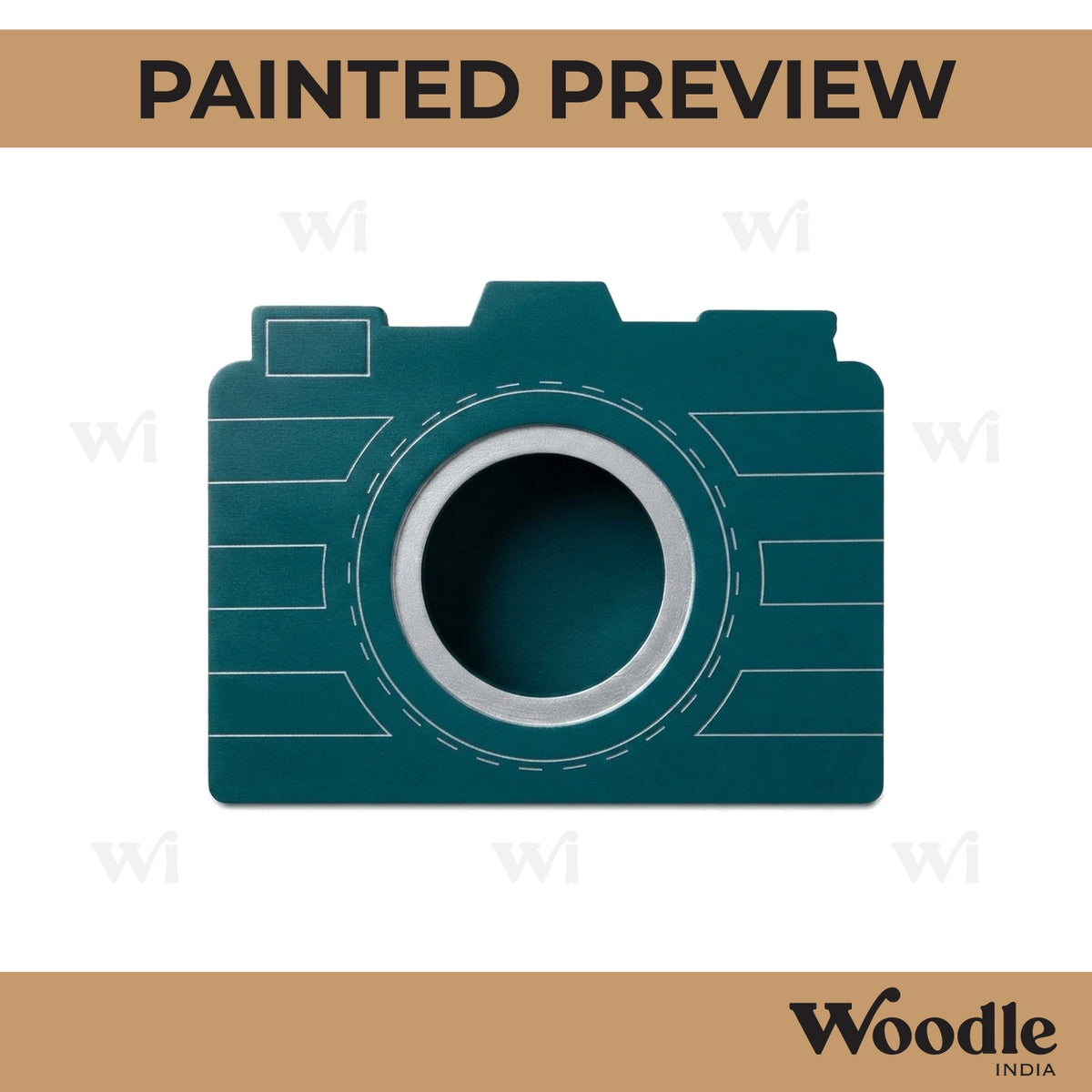 Camera Frame Pre Marked MDF Design 1