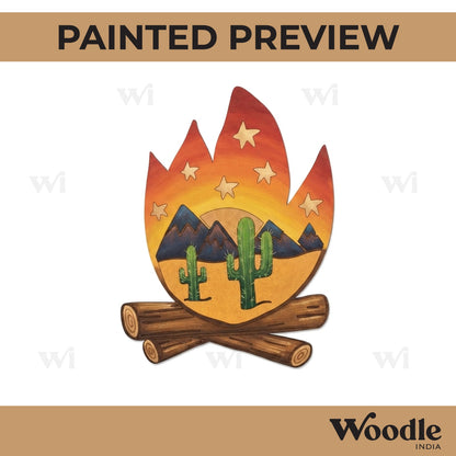 Campfire Pre Marked Base MDF Design 1