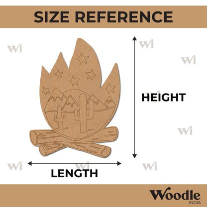 Campfire Pre Marked Base MDF Design 1