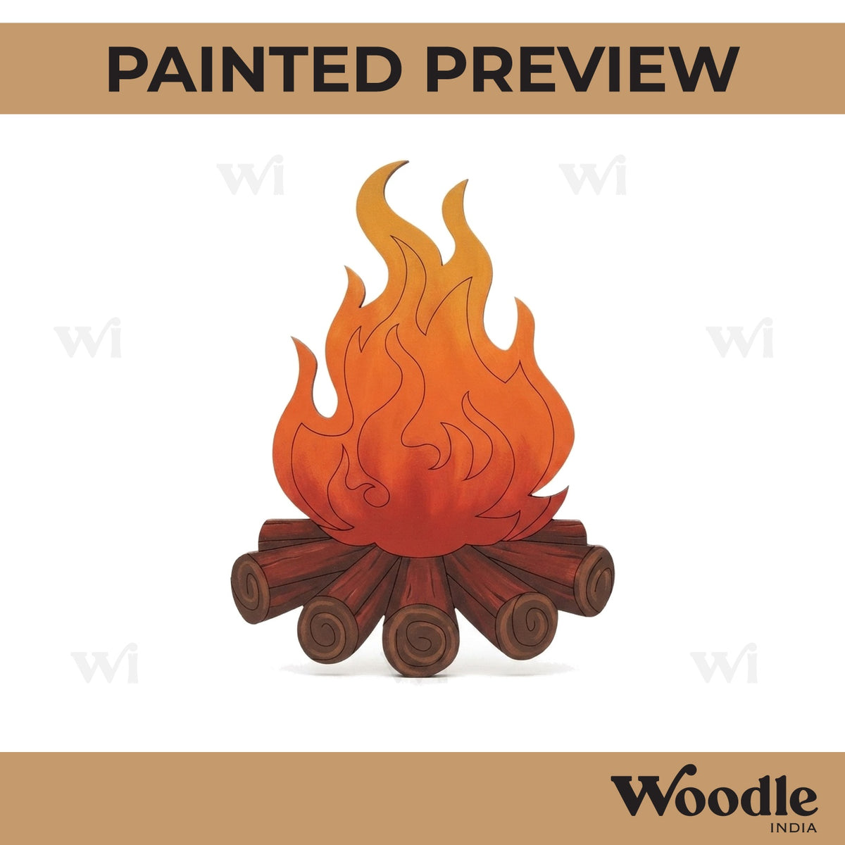Campfire Pre Marked Base MDF Design 2
