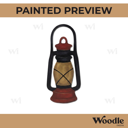 Camping Lantern Cutout MDF Design 1