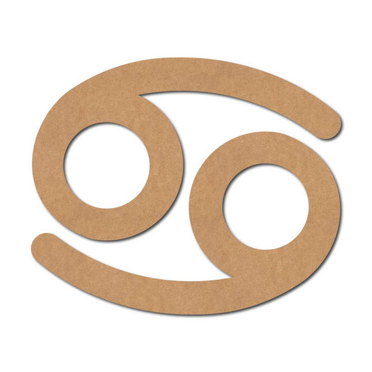 Cancer Zodiac Sign Cutout MDF Design 2