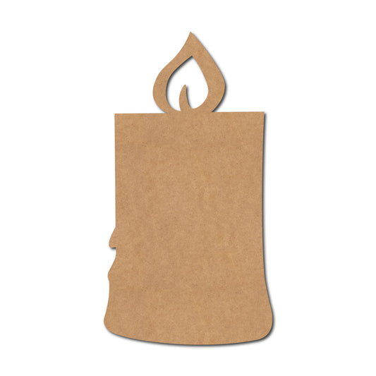Candle Cutout MDF Design 2