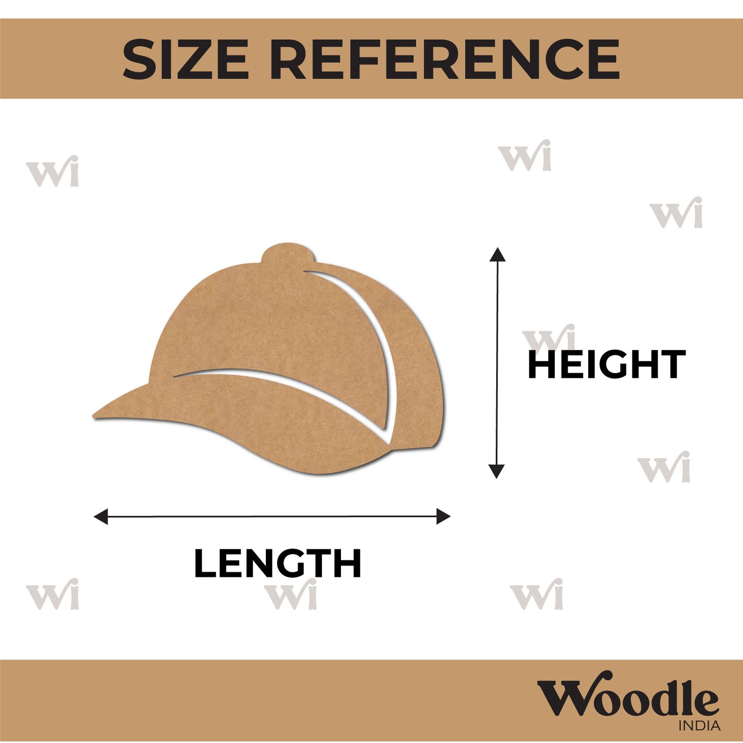 Cap Cutout MDF Design 1