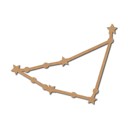 Capricorn Constellation Zodiac Style Cutout MDF Design 1