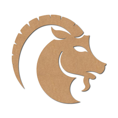 Capricorn Zodiac Sign Cutout MDF Design 1