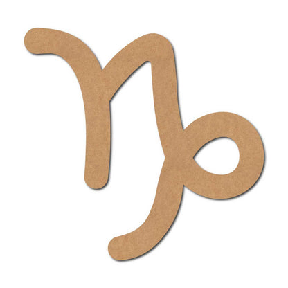 Capricorn Zodiac Sign Cutout MDF Design 2