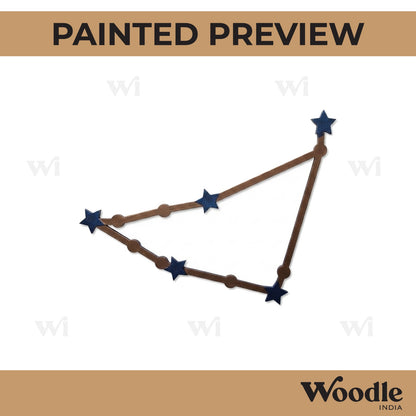 Capricorn Constellation Zodiac Style Cutout MDF Design 1