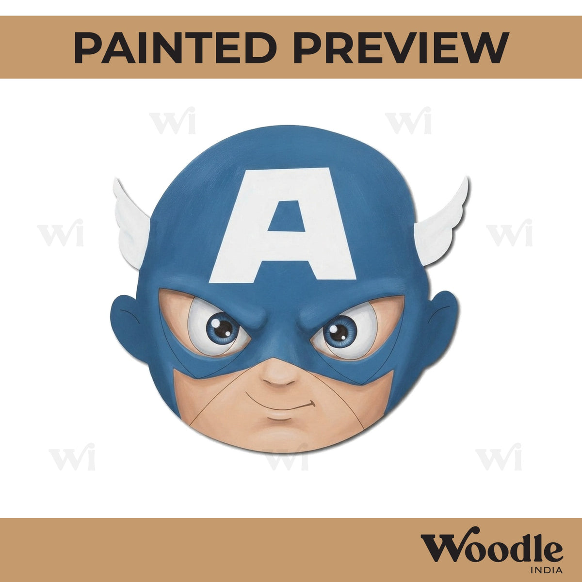 Captain America Marvel Pre Marked MDF Design 7