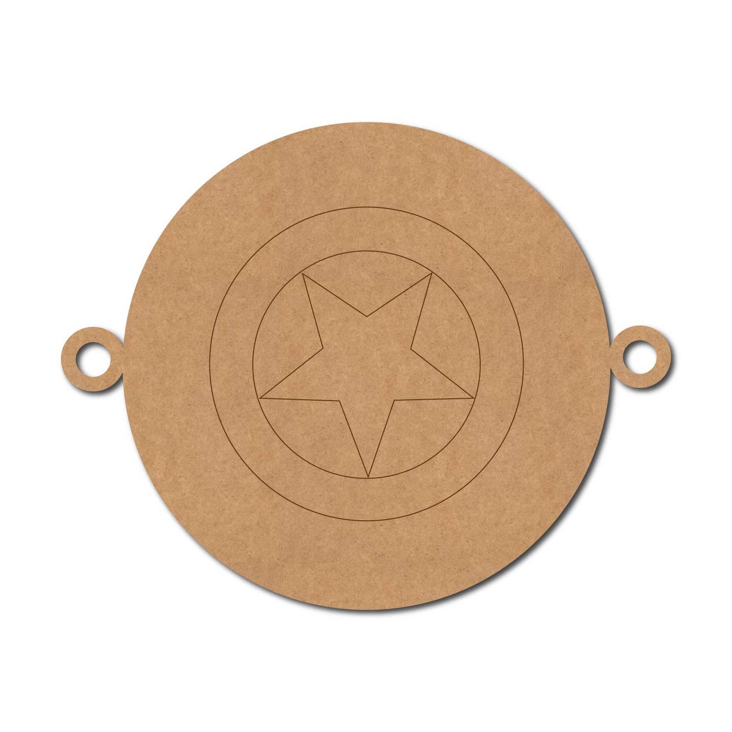 Captain America Marvel Rakhi Pre Marked MDF Design 1