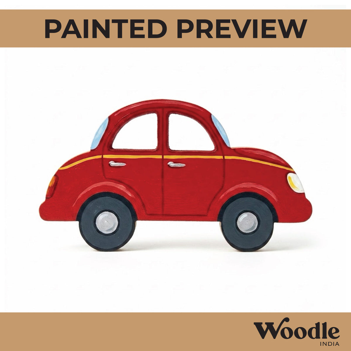 Car Cutout MDF Design 2