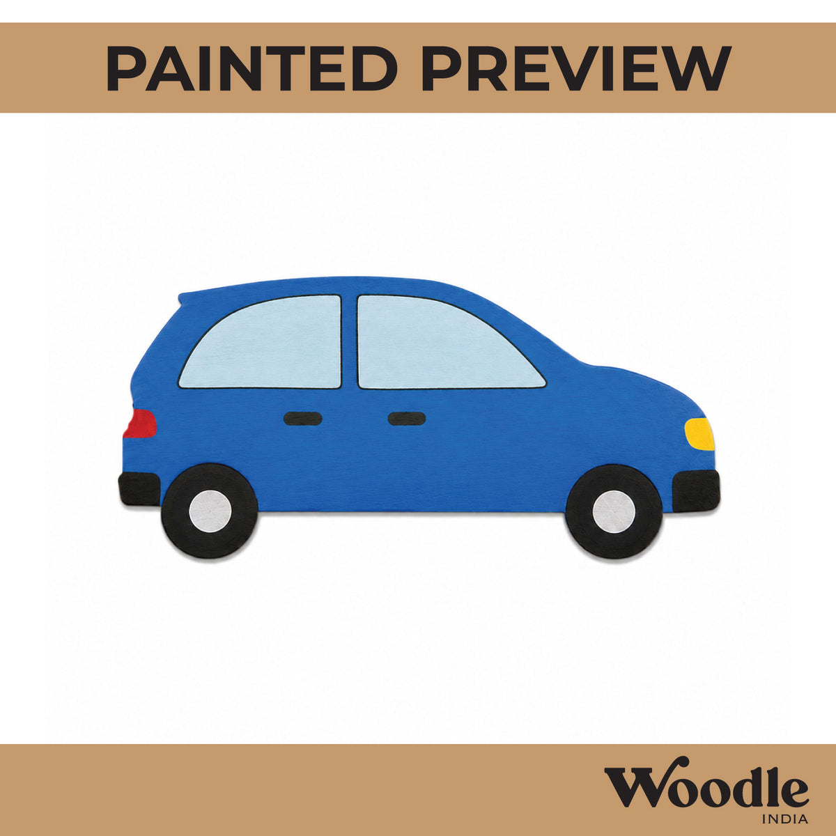 Car Cutout MDF Design 4