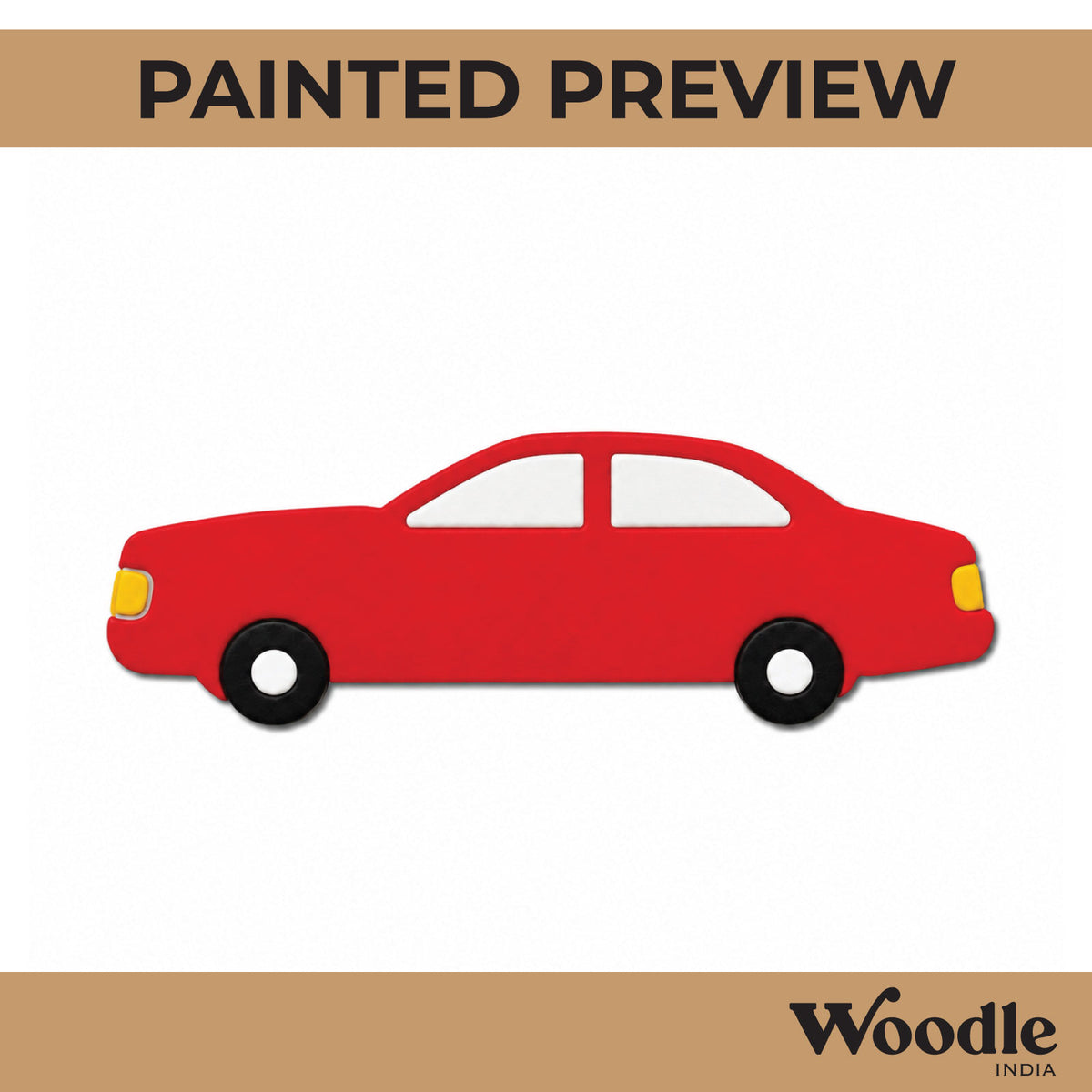 Car Cutout MDF Design 6