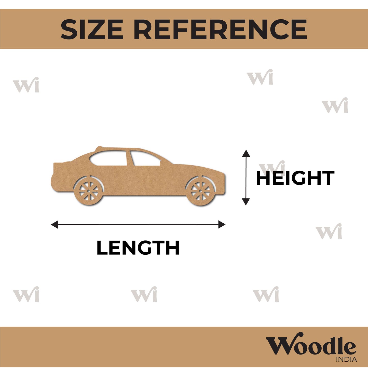 Car Cutout MDF Design 8