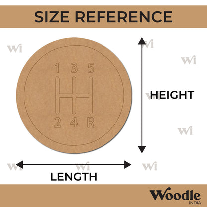 Car Gearbox Pre Marked MDF Design 1