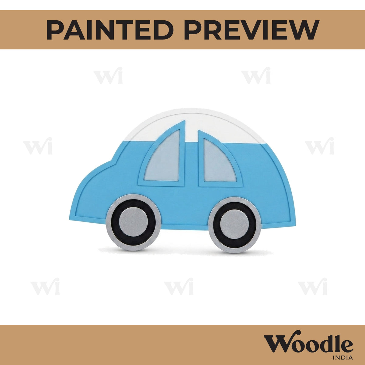 Car Mosaic Art MDF Design 1