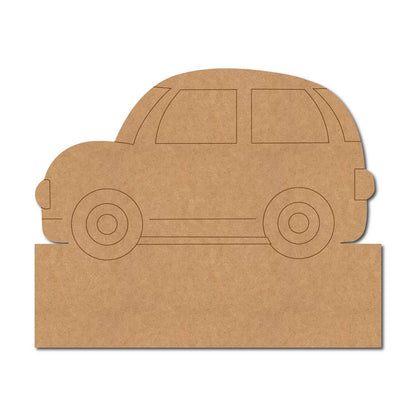 Car Nameplate Pre Marked MDF Design 1