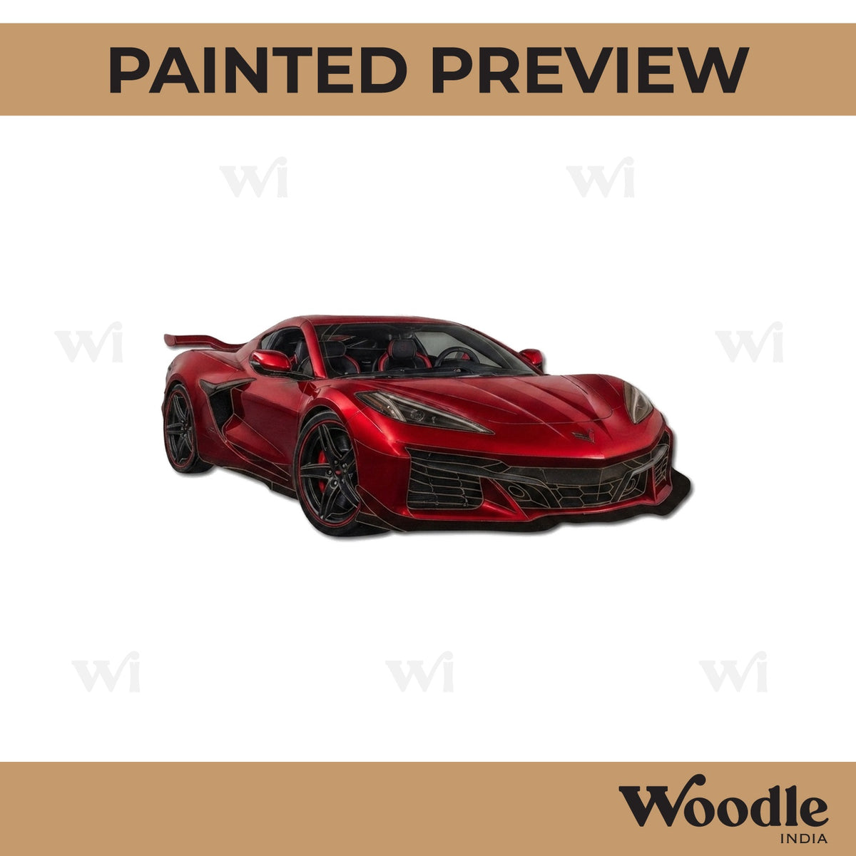 Car Pre Marked MDF Design 16