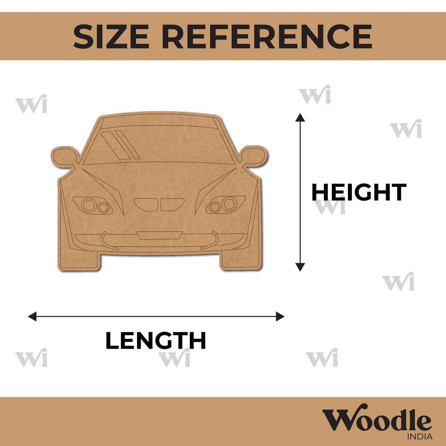 Car Pre Marked MDF Design 21