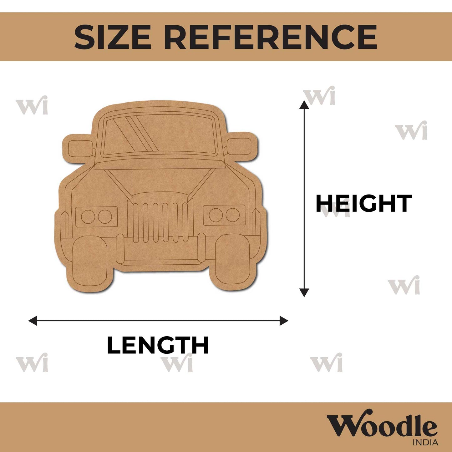 Car Pre Marked MDF Design 23