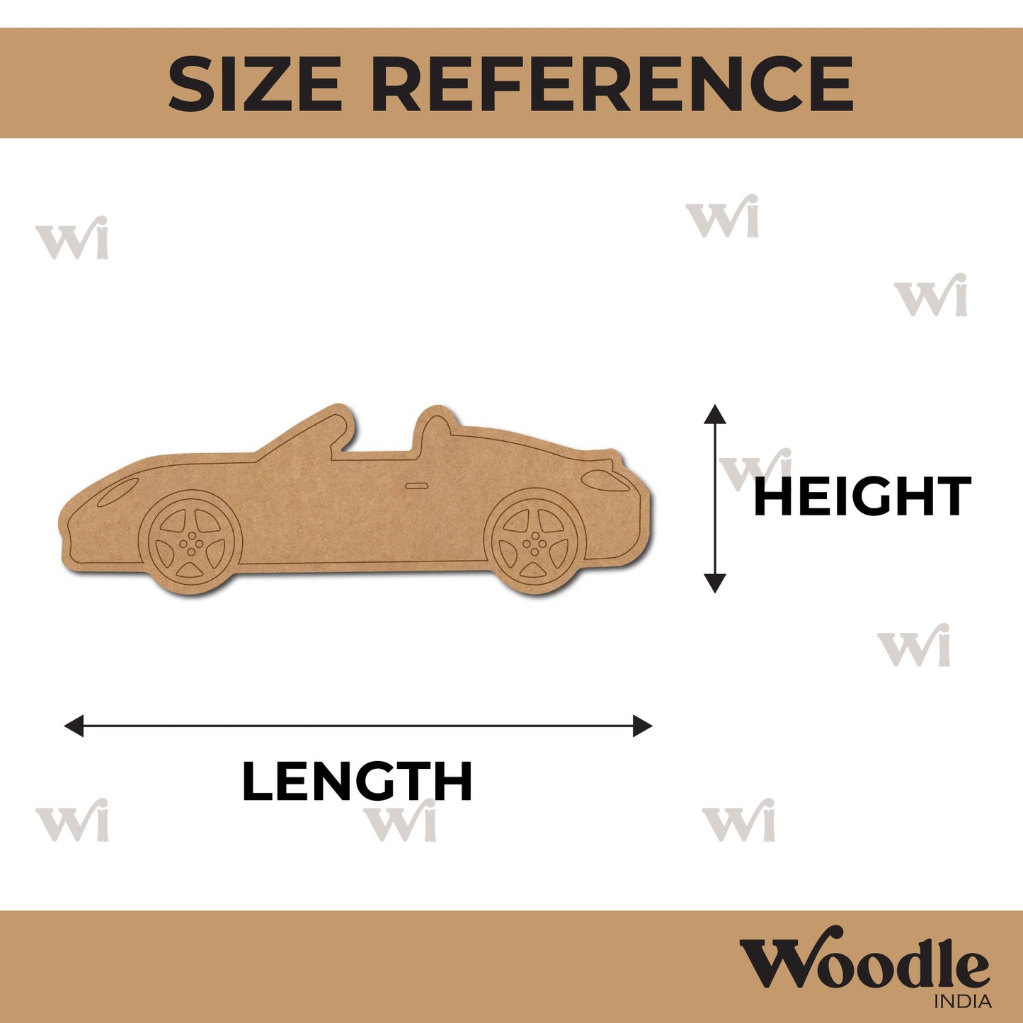 Car Pre Marked MDF Design 29