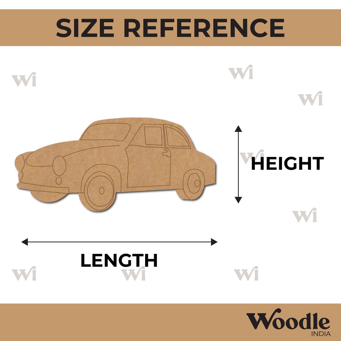 Car Pre Marked MDF Design 30