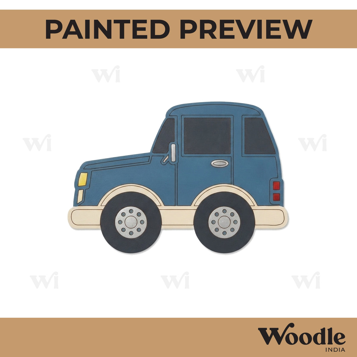 Car Pre Marked MDF Design 4