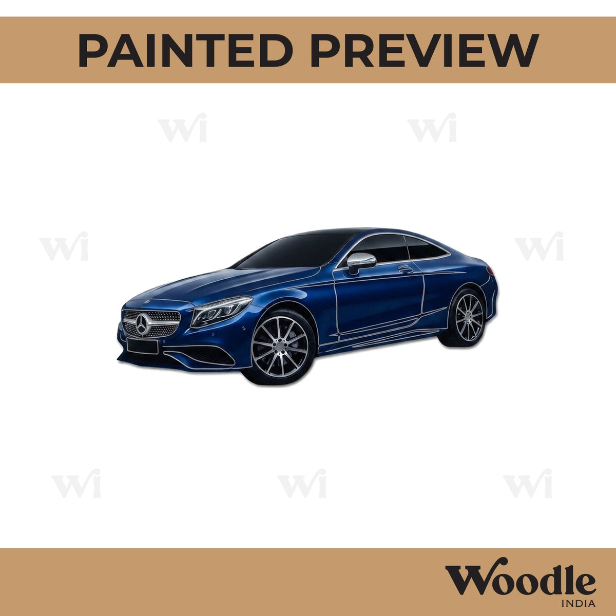 Car Pre Marked MDF Design 7