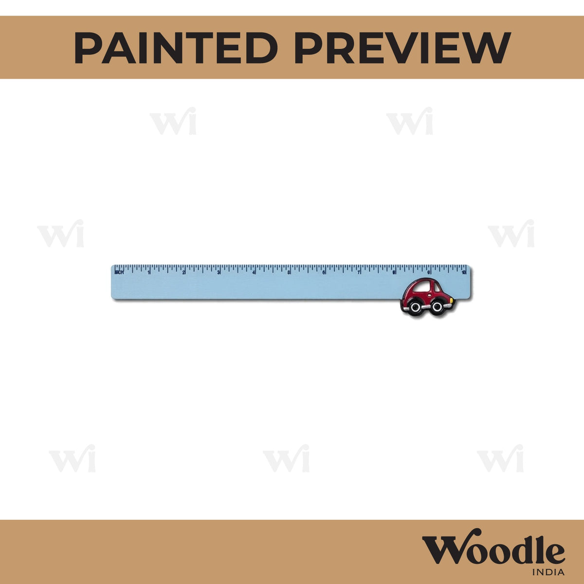 Car Ruler Scale MDF Design 1
