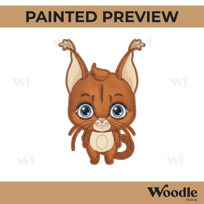 Caracal Wild Cat Pre Marked MDF Design 2