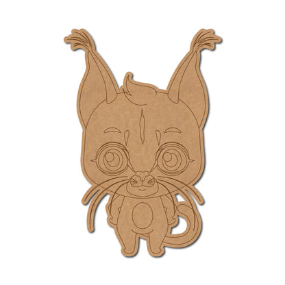 Caracal Wild Cat Pre Marked MDF Design 2