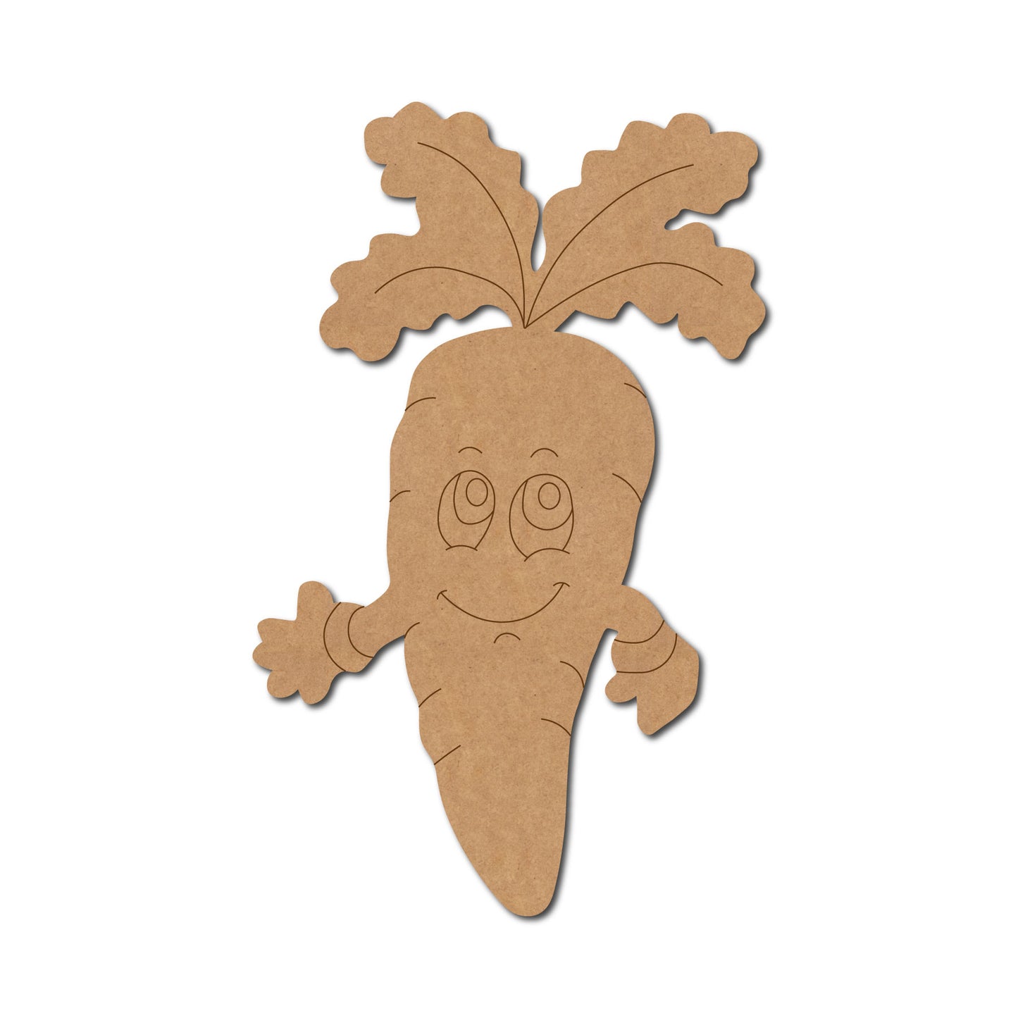 Carrot Pre Marked MDF Design 1