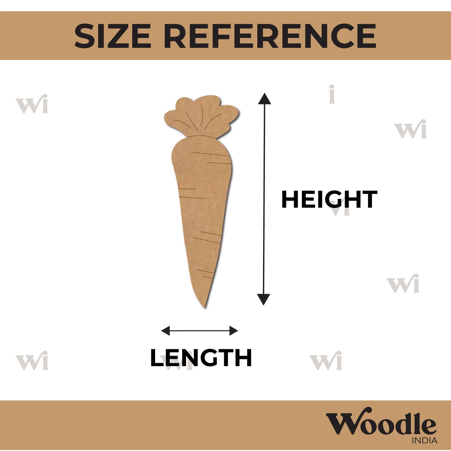 Carrot Pre Marked MDF Design 3