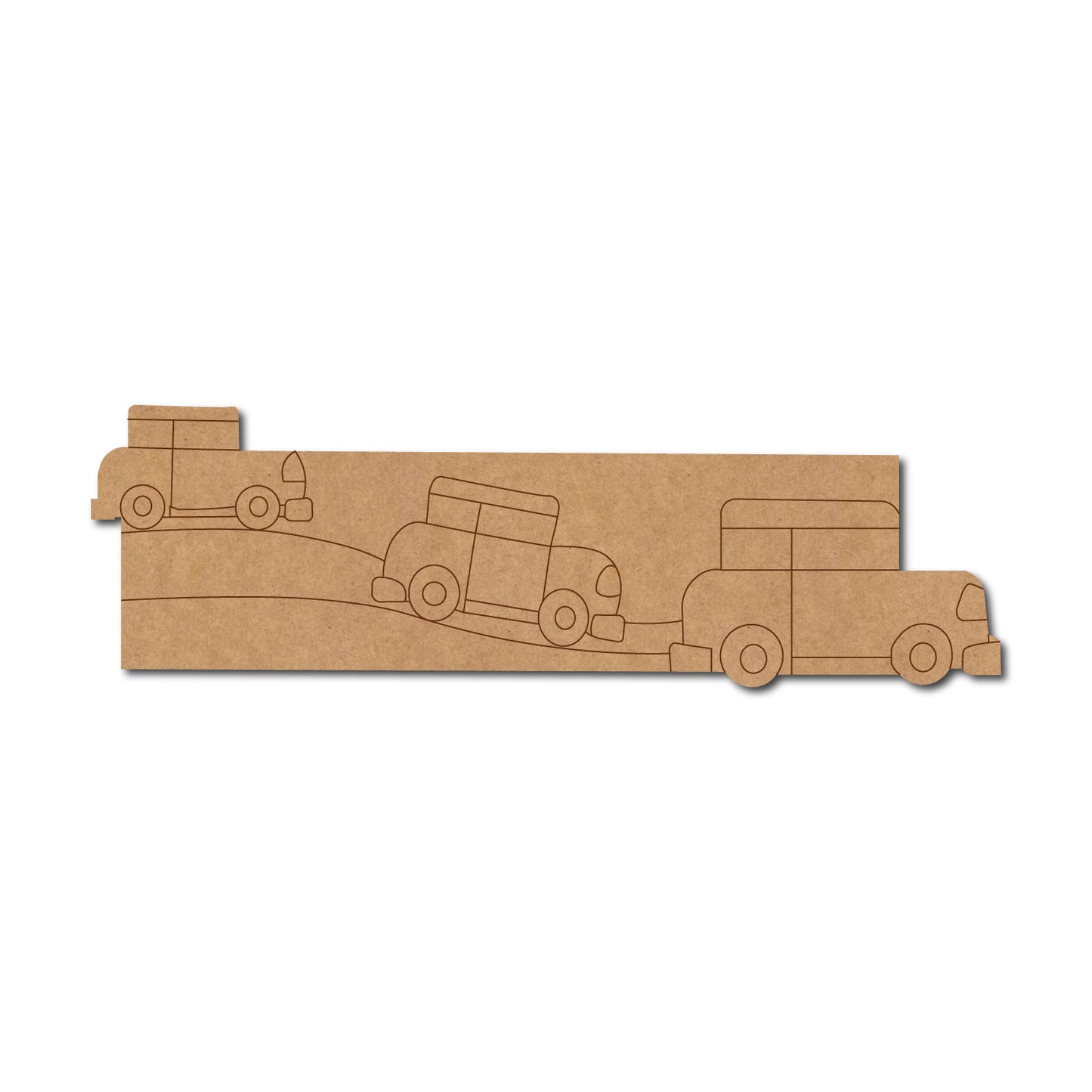 Cars Pre Marked Base MDF Design 1