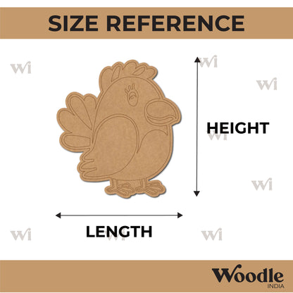 Cartoon Bird Pre Marked MDF Design 1