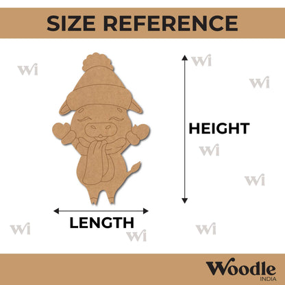 Cartoon Buffalo Pre Marked MDF Design 2