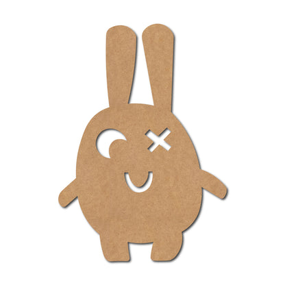 Cartoon Bunny Cutout MDF Design 1