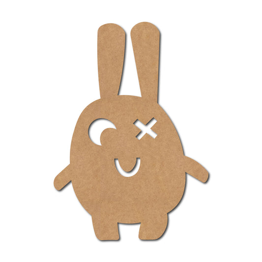 Cartoon Bunny Cutout MDF Design 1