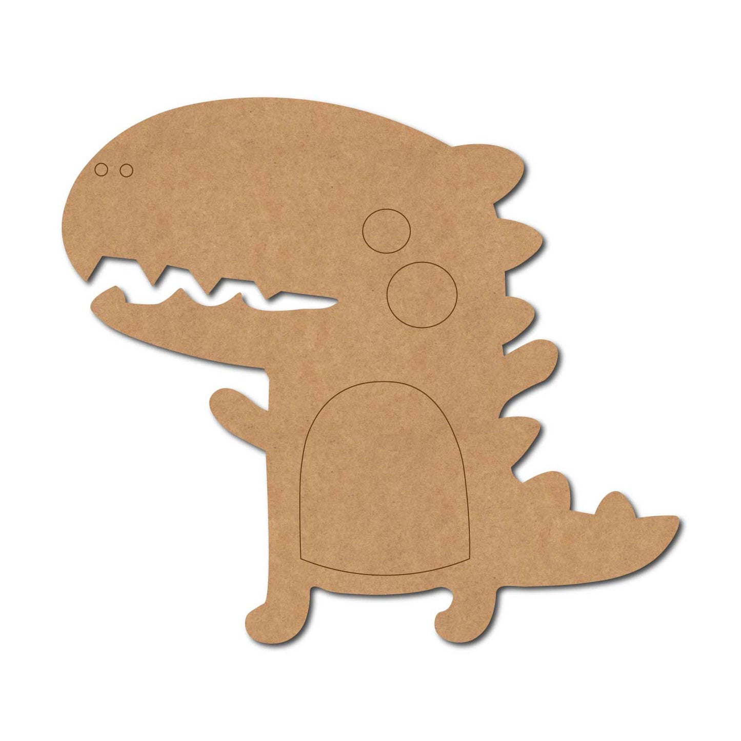 Cartoon Dinosaur Pre Marked MDF Design 1
