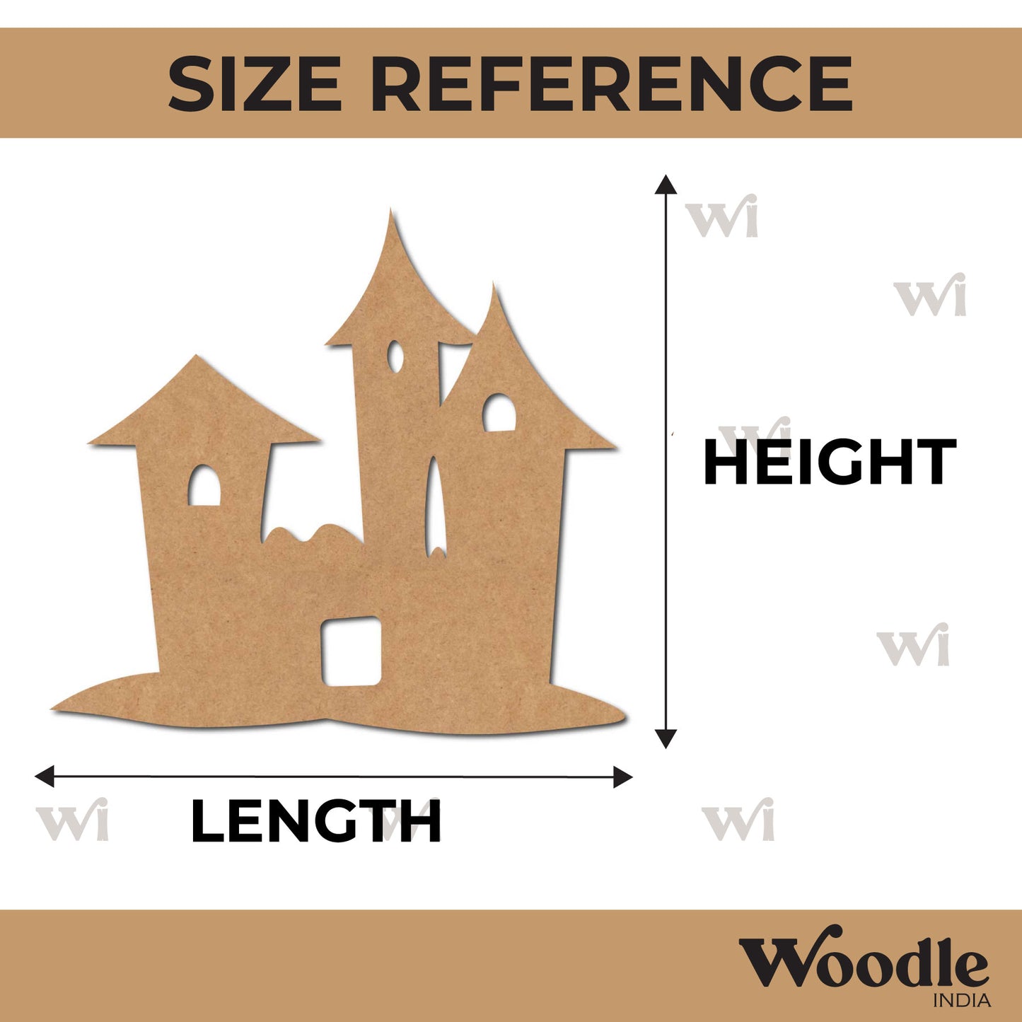 Castle Cutout MDF Design 2