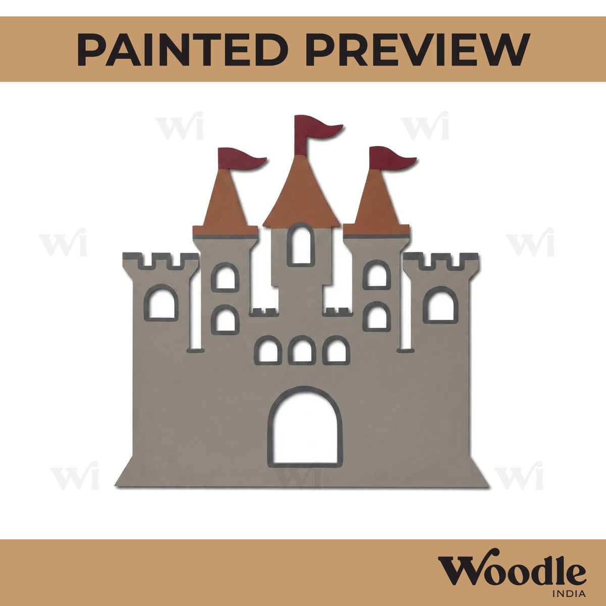 Castle Cutout MDF Design 3
