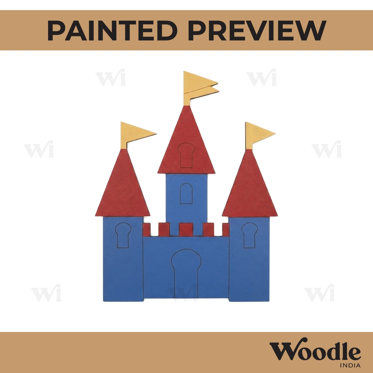 Castle Pre Marked MDF Design 4