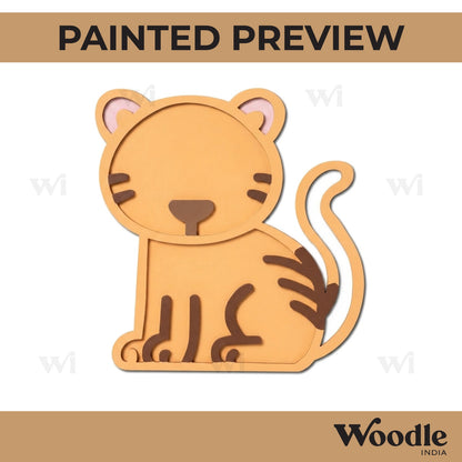 Cat Cutout MDF Design 10
