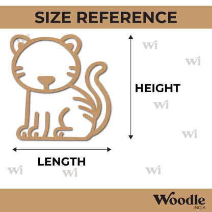 Cat Cutout MDF Design 10