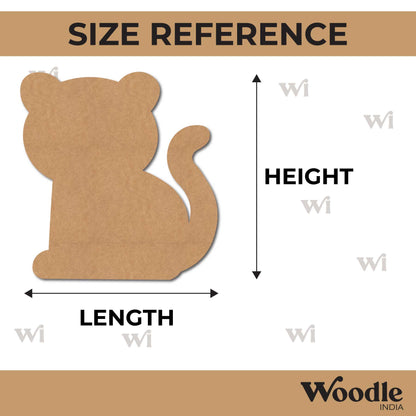 Cat Cutout MDF Design 11