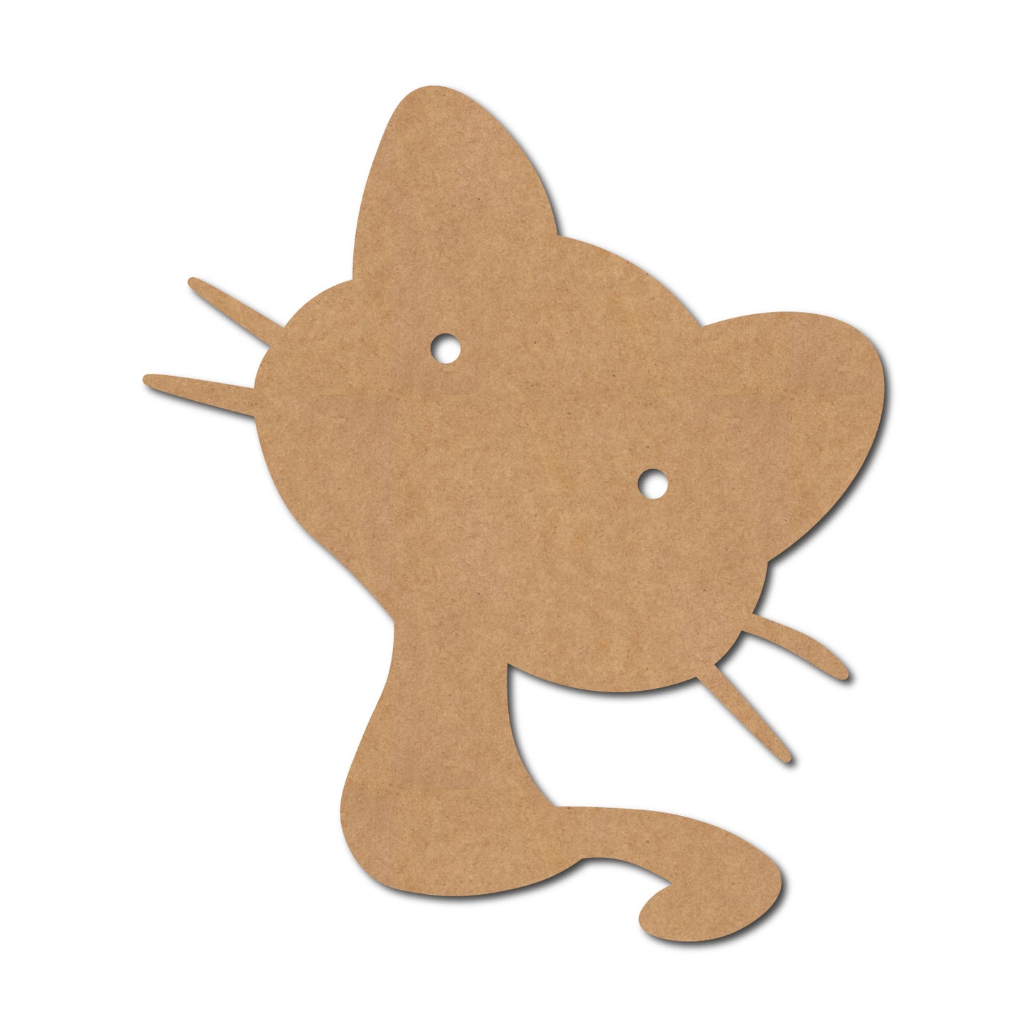 Cat Cutout MDF Design 12