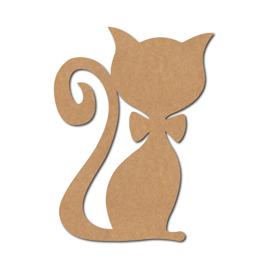 Cat Cutout MDF Design 6